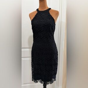 Rue21 Black Lace Halter Mini Dress